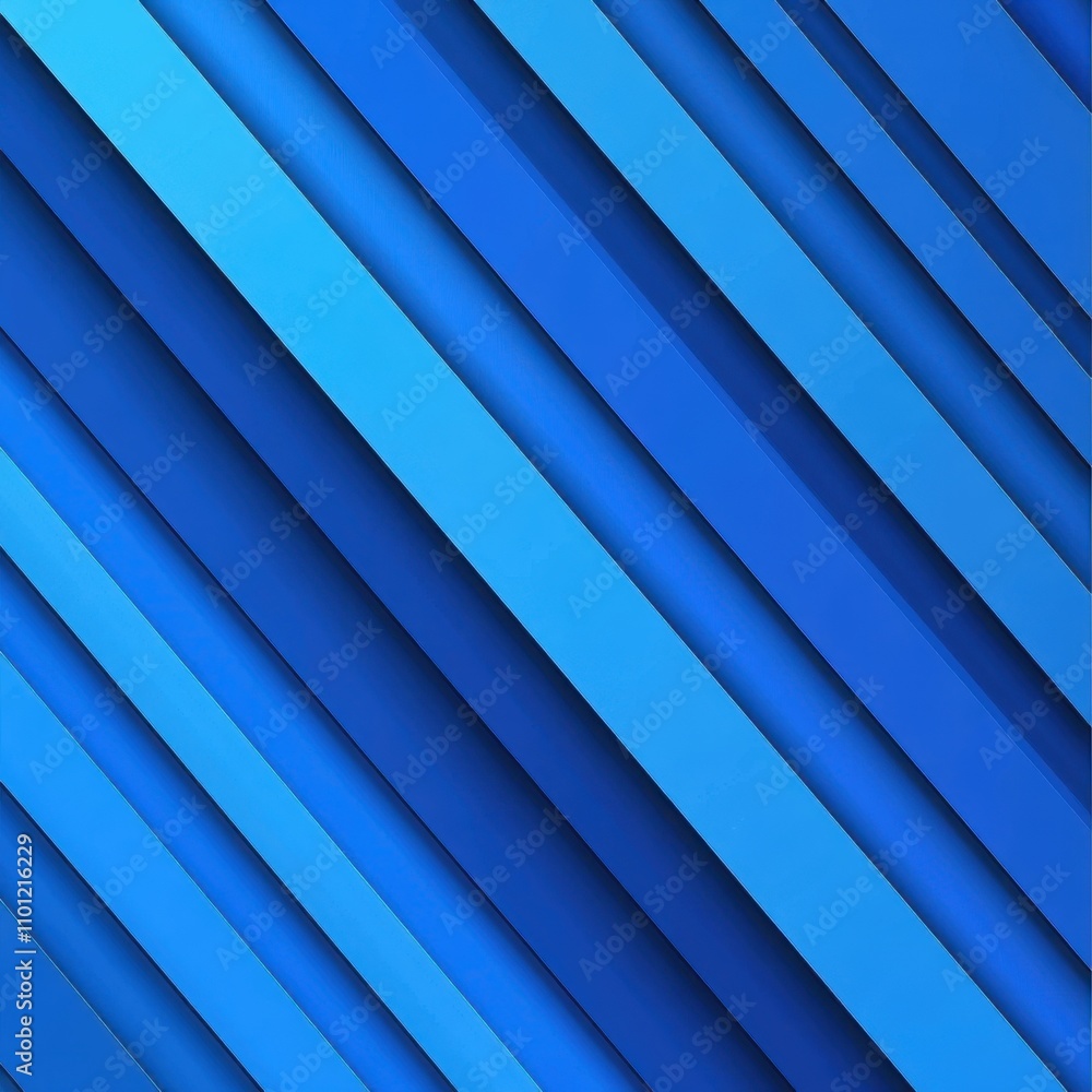 Poster vibrant blue diagonal lines create a modern, abstract background with depth and texture.