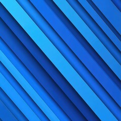 Obraz premium Vibrant blue diagonal lines create a modern, abstract background with depth and texture.