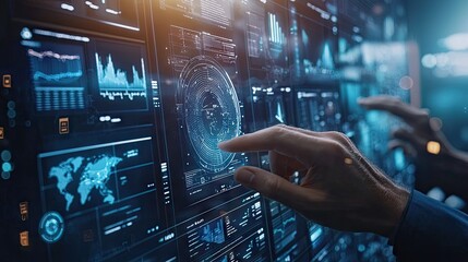Best practices for implementing privacy-aware monitoring systems, showcasing a professional team working on a secure system dashboard.
