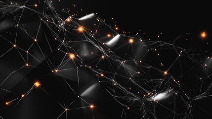 Fototapeta premium Abstract digital background electromagnetic wave background Innovation digital wave background information technology background The background is the background. gradient wave digital wave banner