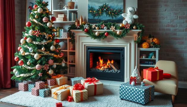 Christmas Tree With Gifts