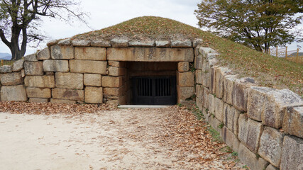 경주 석빙고 정면 입구