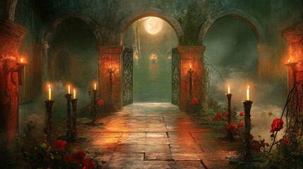 Enchanting Passage through the Mystic Halls of a Forgotten Sanctuary