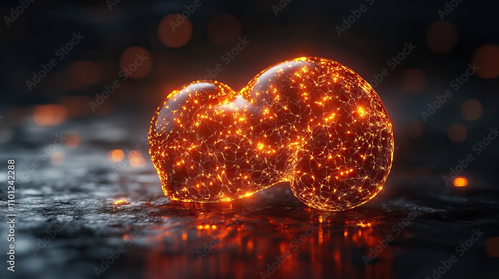 Aufkleber loop animation of liver organ rendering