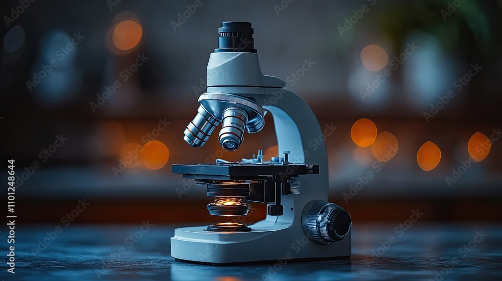 Aufkleber microscope and transparent cell rendering