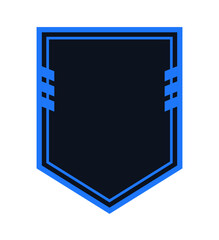 Shield frame vector illustration. Defense design concept.