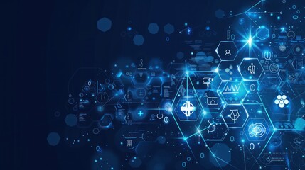 Futuristic Digital Healthcare Interface