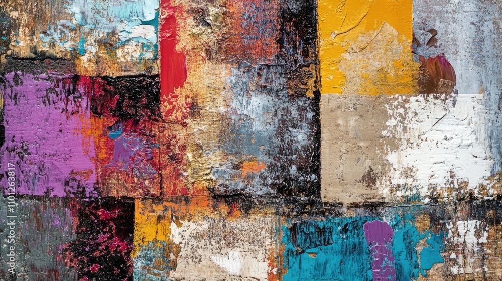 Poster abstract art with bold, elegant textures and unique patterns, designed to impress and attract art co