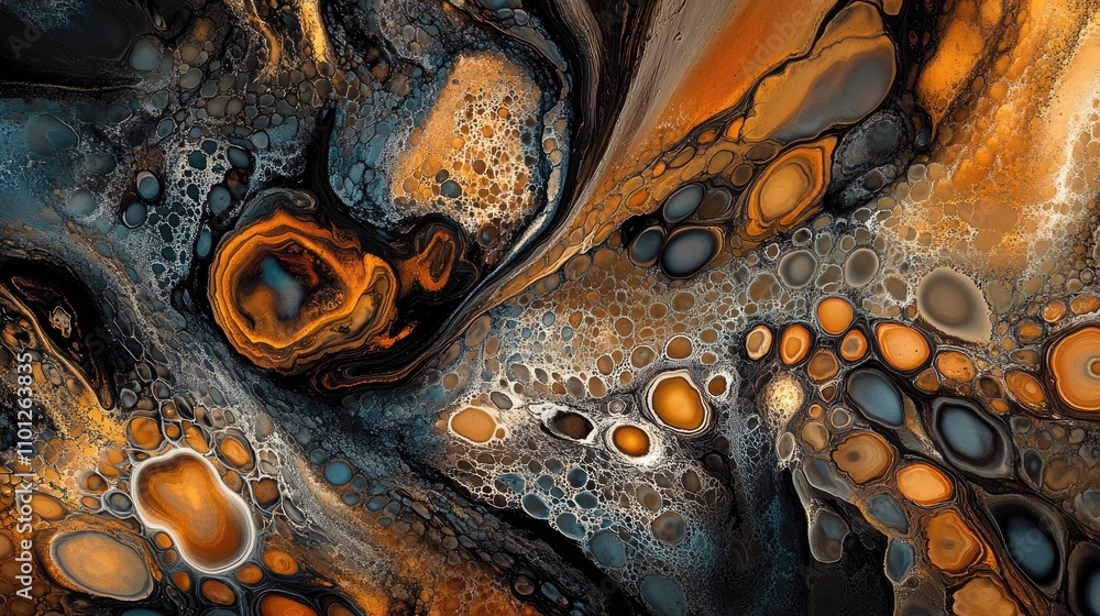 Aufkleber abstract art with elegant patterns and luxurious textures, designed to captivate art enthusiasts and
