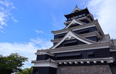 Naklejka premium 熊本城 Kumamoto Castle