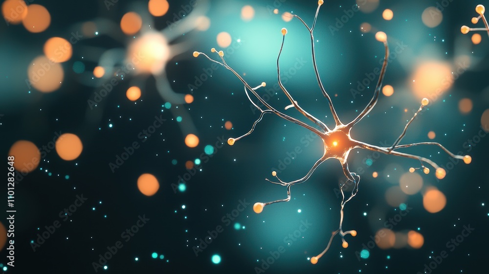 Poster an abstract representation of a mind map with glowing lines and nodes, symbolizing the interconnecte
