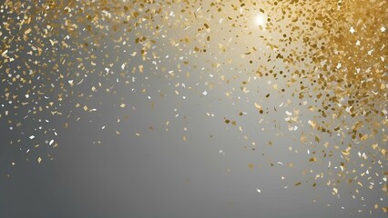 Soft Golden Glitter Background - Elegant and Festive Design for Celebrations