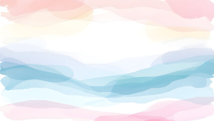 Obraz premium Pastel Watercolor Layers