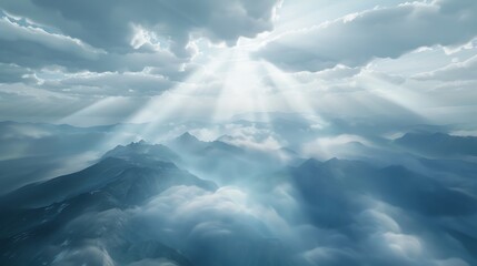 blue sky with clouds