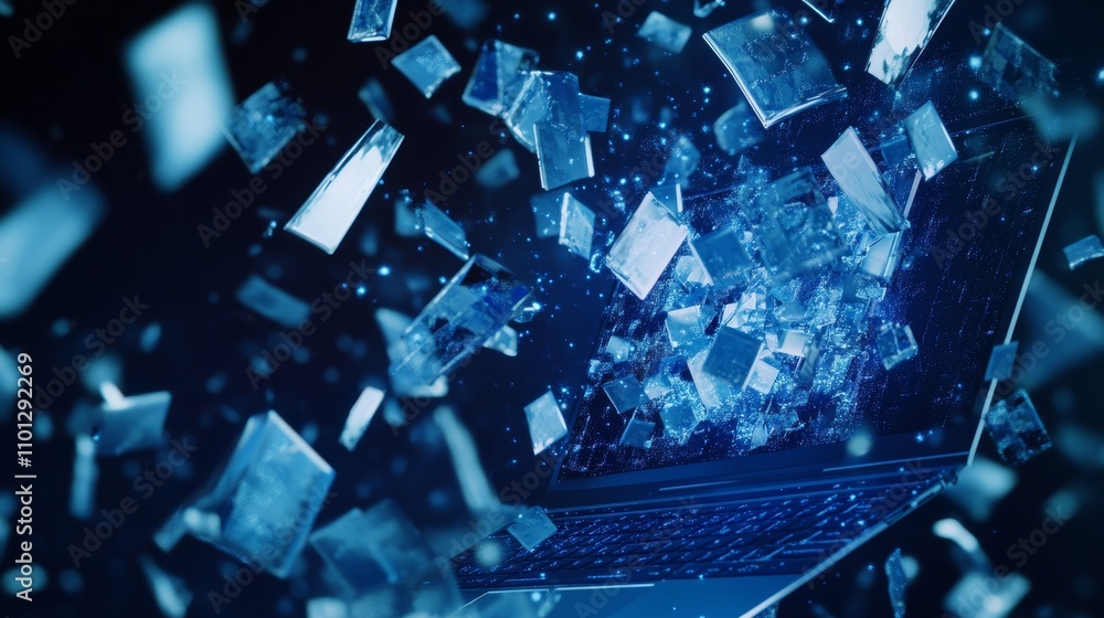 Poster background of keyboard
