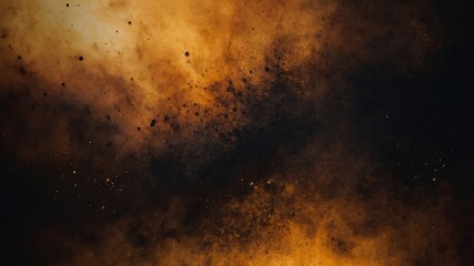 Fiery abstract gradient with grungy burnt texture
