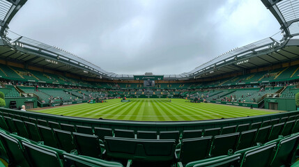 Panoramic view of wimbledon centre court