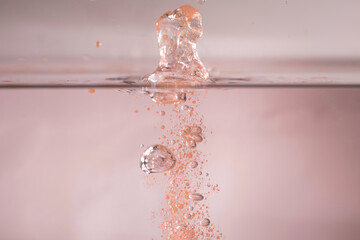 farbe tropfen wasser orange
