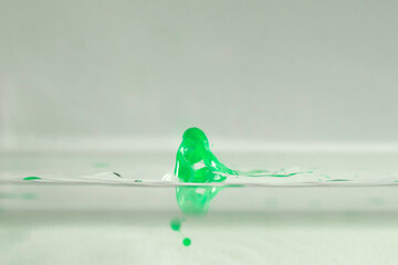 farbe tropfen wasser grün