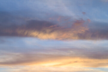 Fototapeta premium Ciel tel une toile