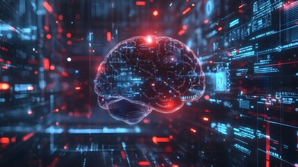 Digital Brain Network Data Processing Visualization