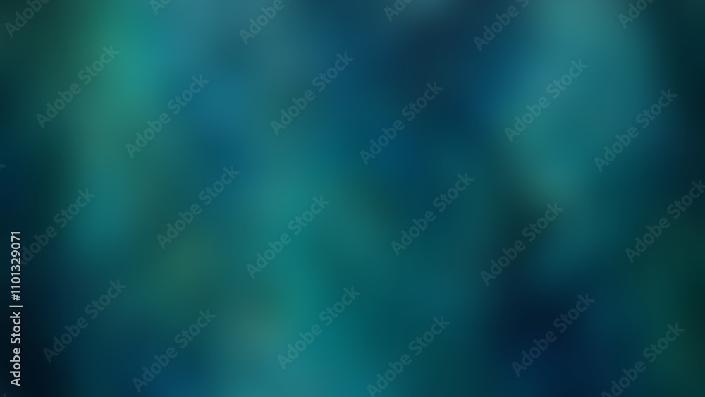 Poster abstract blur design with soft blue and green hues creating a fluid and peaceful background texture