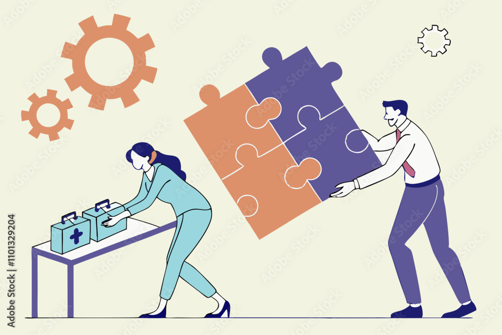Poster new joiner to fill in team and solve problem, teamwork to get solution, put right man in the right j