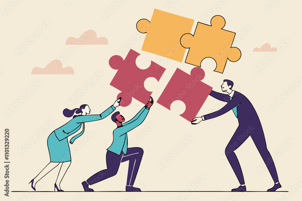 Poster new joiner to fill in team and solve problem, teamwork to get solution, put right man in the right j
