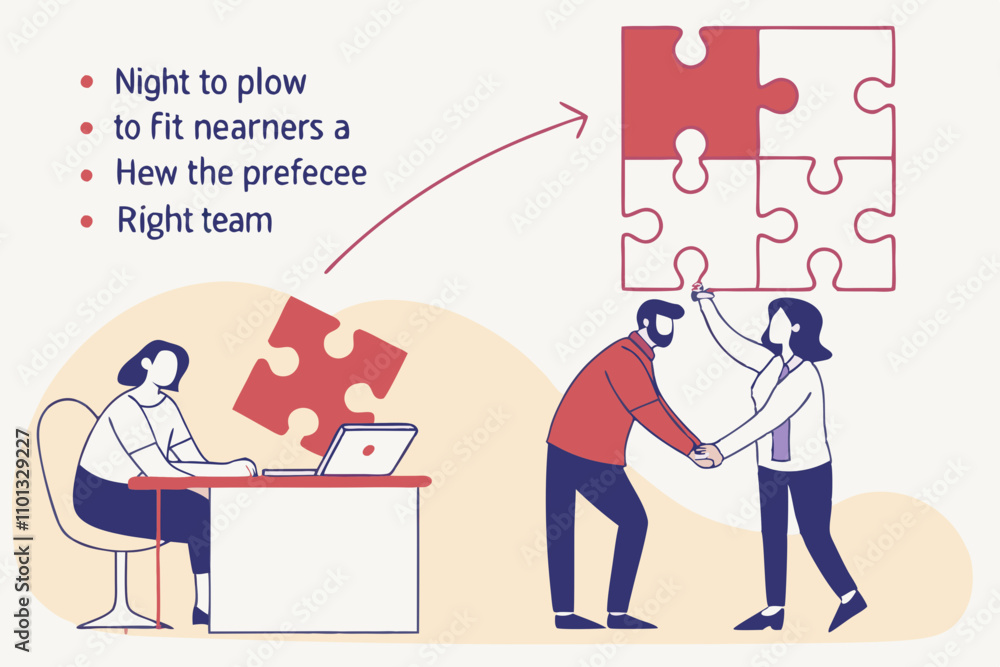 Poster new joiner to fill in team and solve problem, teamwork to get solution, put right man in the right j