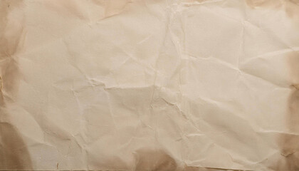 Obraz premium Weathered Old Paper Texture in Cream Tan with Sepia Accents