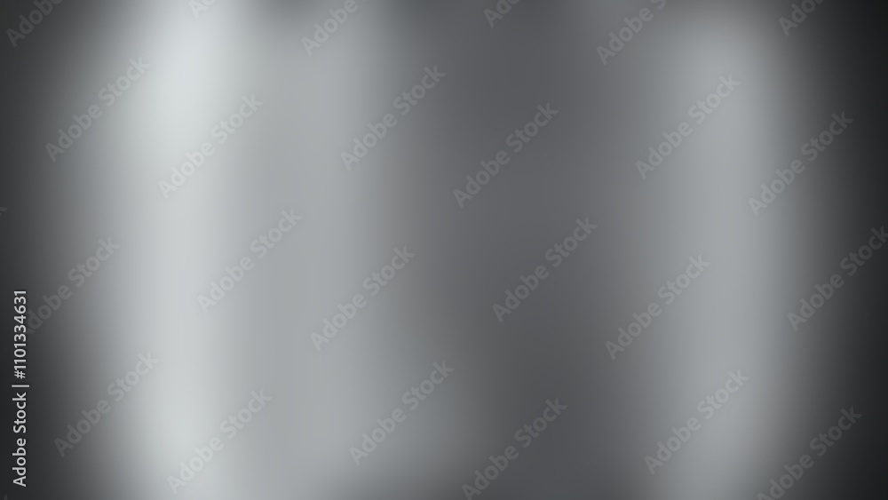 Aufkleber blurred silver metal gradient background with soft transitions creating a sleek and contemporary loo