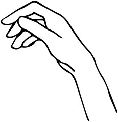 Hand Drawn Hand