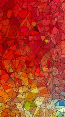 red orange and yellow mosaic background