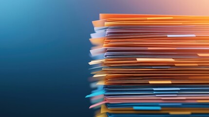 Organizing paperwork office space document management professional environment close-up perspective efficiency tips for productivity