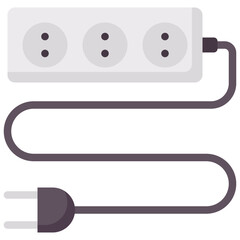 extension flat vector icon