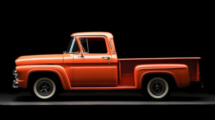 Vintage 1956 Pickup Truck with Bold Styling and Classic Design