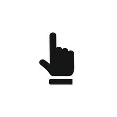 Obraz premium Hand cursor icon template vector illustration