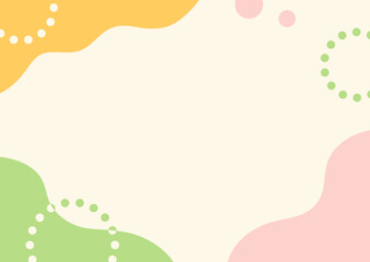 春のシンプルでおしゃれなフレーム02