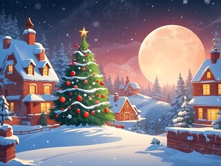 Naklejka premium abstract christmas background