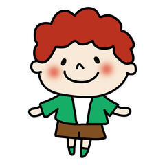 赤毛の子供（男の子）