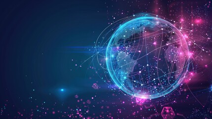 Global Network Connections: Digital Globe