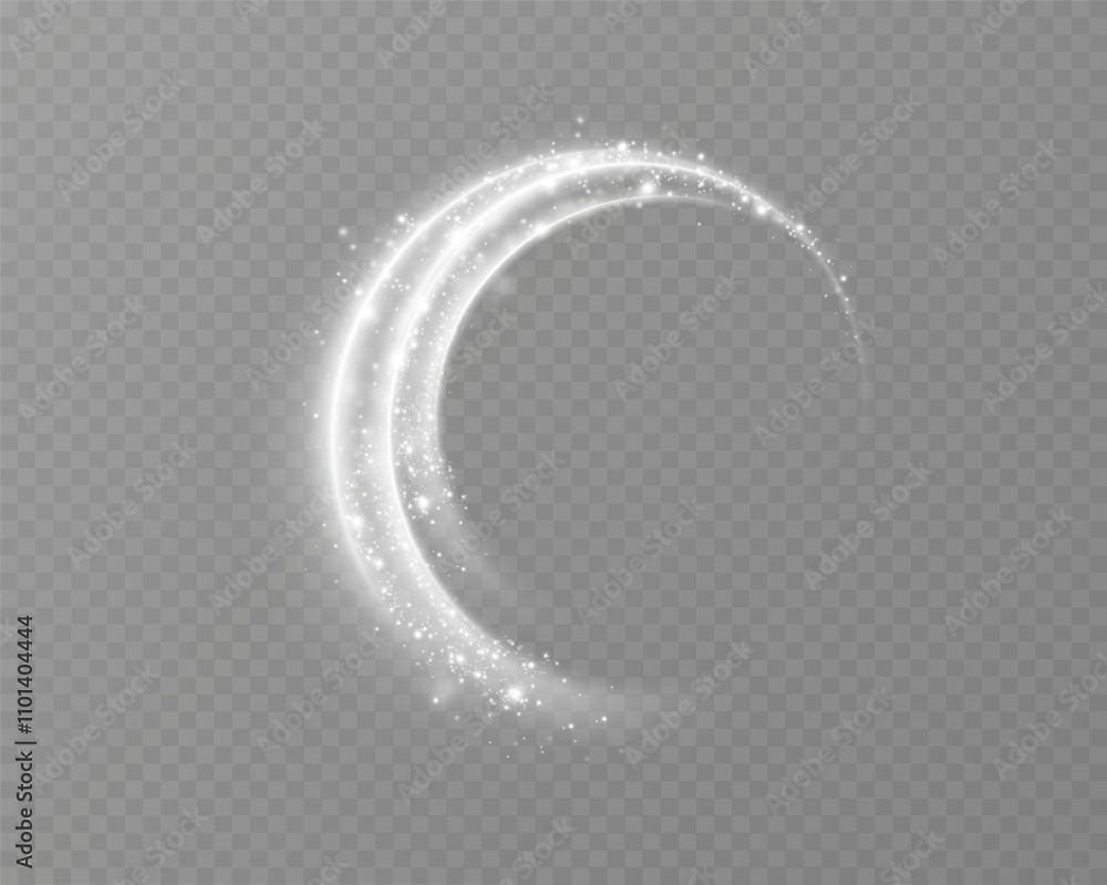 Poster light white twirl.vector eps 10