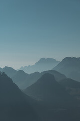 Fototapeta premium Experience the Breathtaking Views of the Dolomites A Truly Serene and Majestic Mountain Landscape Awaits You