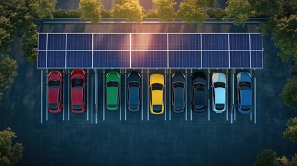 Obraz premium Charger for electric cars, illustration