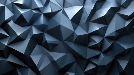 Obraz premium Abstract geometric pattern with sharp angles and a dark color palette.