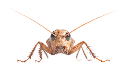 Cockroach encounter sparks disease awareness in transparent background setting