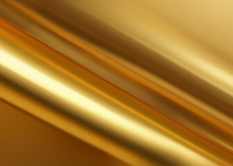 Golden background, Gold foil texture, Metallic gradient sheet, Metal effect.
