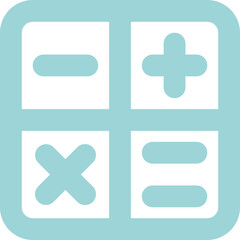 Fototapeta premium Calculator icon logo design