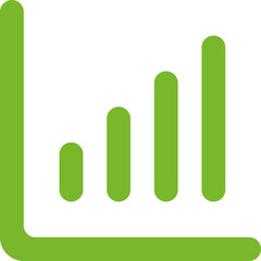 Chart Column icon logo design