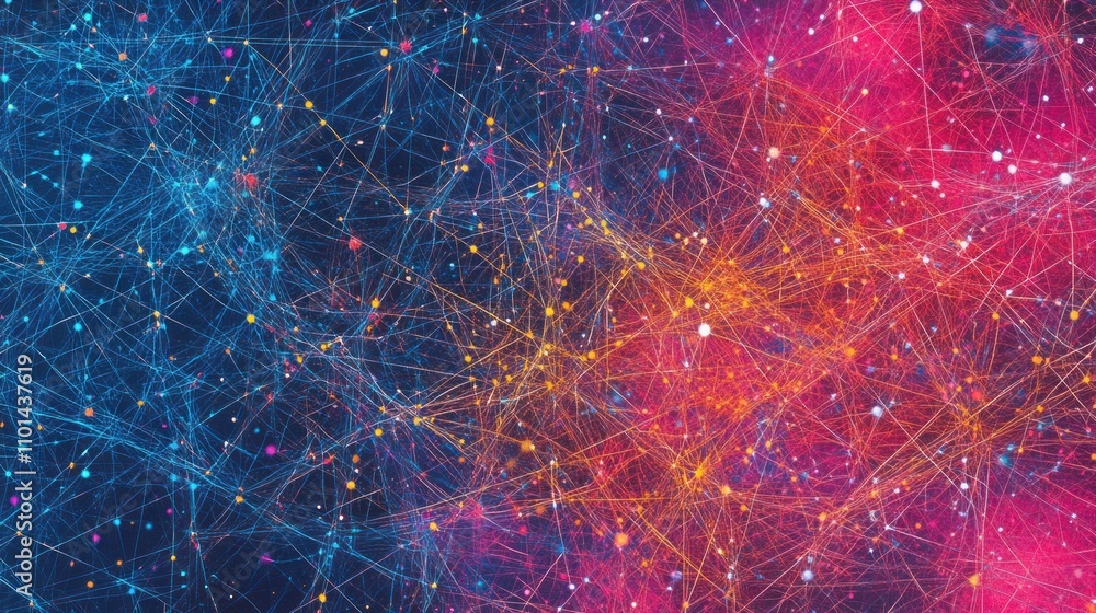 Poster Abstract Network of Connected Lines and Dots
